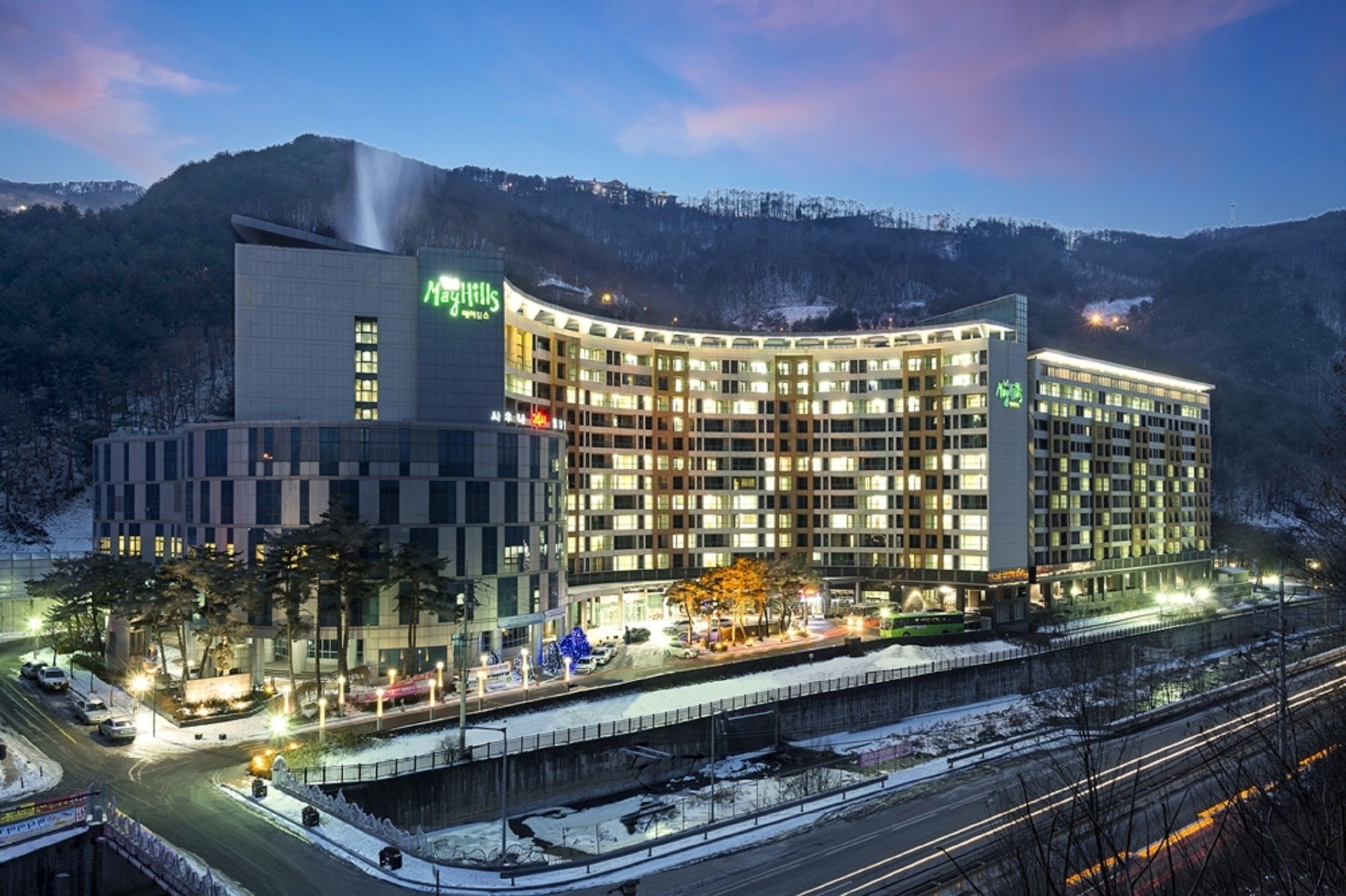 Jeongseon Mayhills Resort Exteriér fotografie